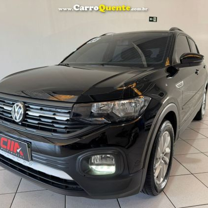 VOLKSWAGEN   T-CROSS SENSE 1.0 TSI FLEX 5P AUT.   PRETO 2020 1.0 FLEX