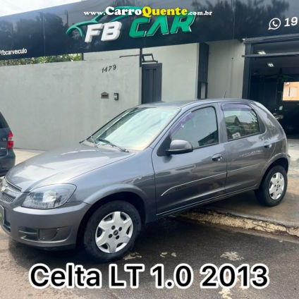 CHEVROLET   CELTA SPIRIT LT 1.0 MPFI 8V FLEXP. 5P   CINZA 2013 1.0 FLEX