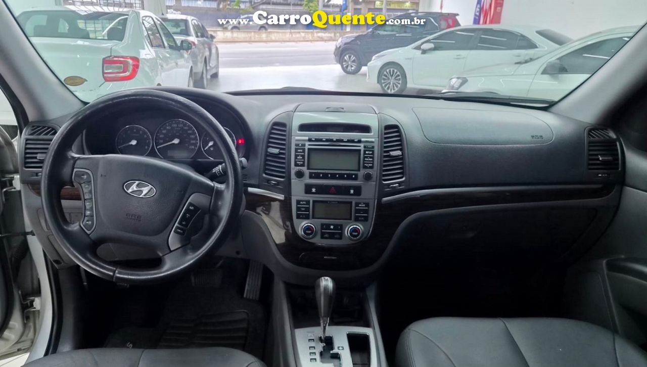 HYUNDAI   SANTA FE GLS 3.5 V6 4X4 TIPTRONIC   PRATA 2011 3.5 GASOLINA - Loja
