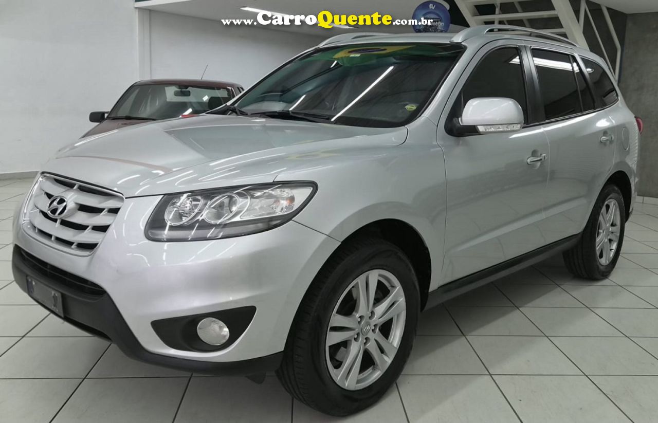 HYUNDAI   SANTA FE GLS 3.5 V6 4X4 TIPTRONIC   PRATA 2011 3.5 GASOLINA - Loja
