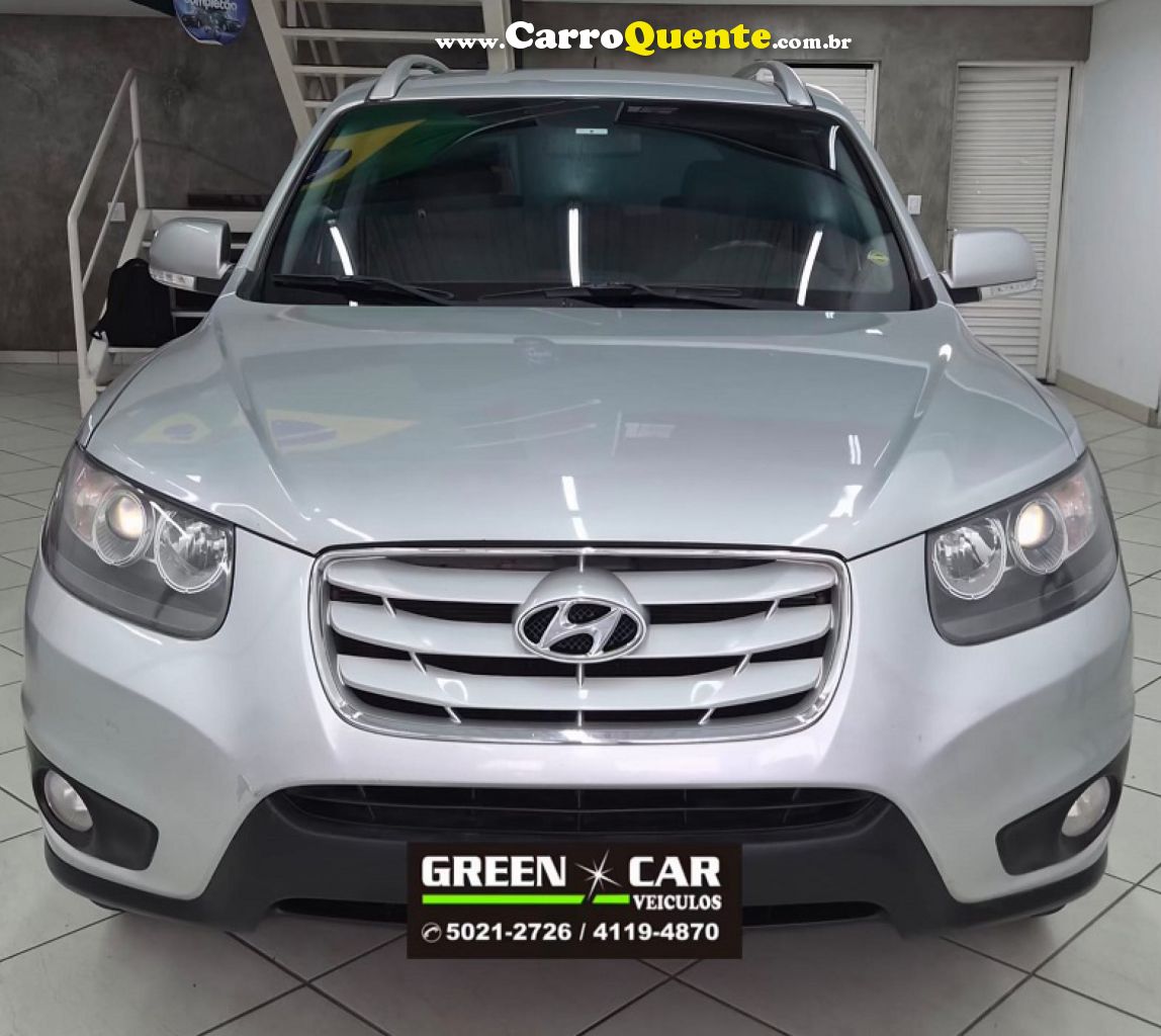 HYUNDAI   SANTA FE GLS 3.5 V6 4X4 TIPTRONIC   PRATA 2011 3.5 GASOLINA - Loja