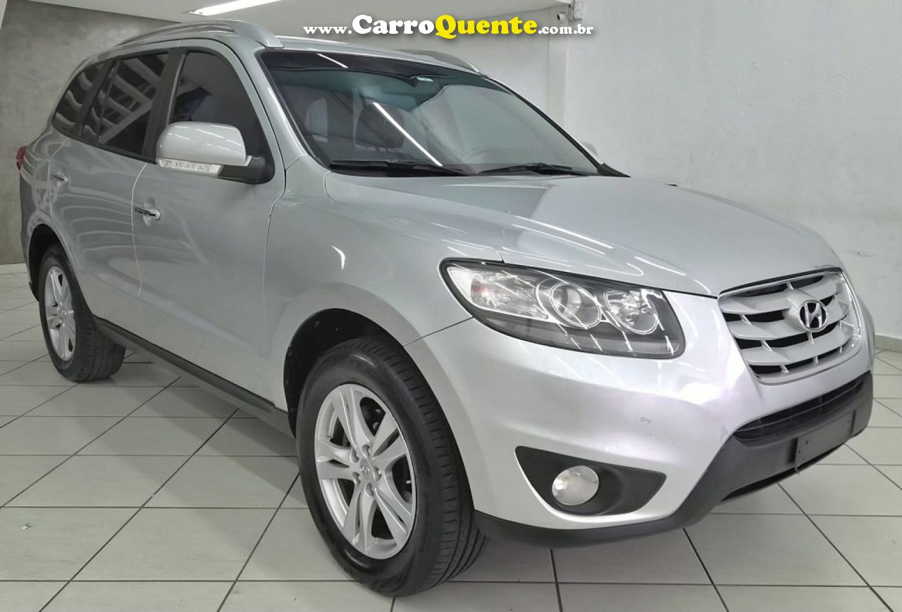 HYUNDAI   SANTA FE GLS 3.5 V6 4X4 TIPTRONIC   PRATA 2011 3.5 GASOLINA - Loja