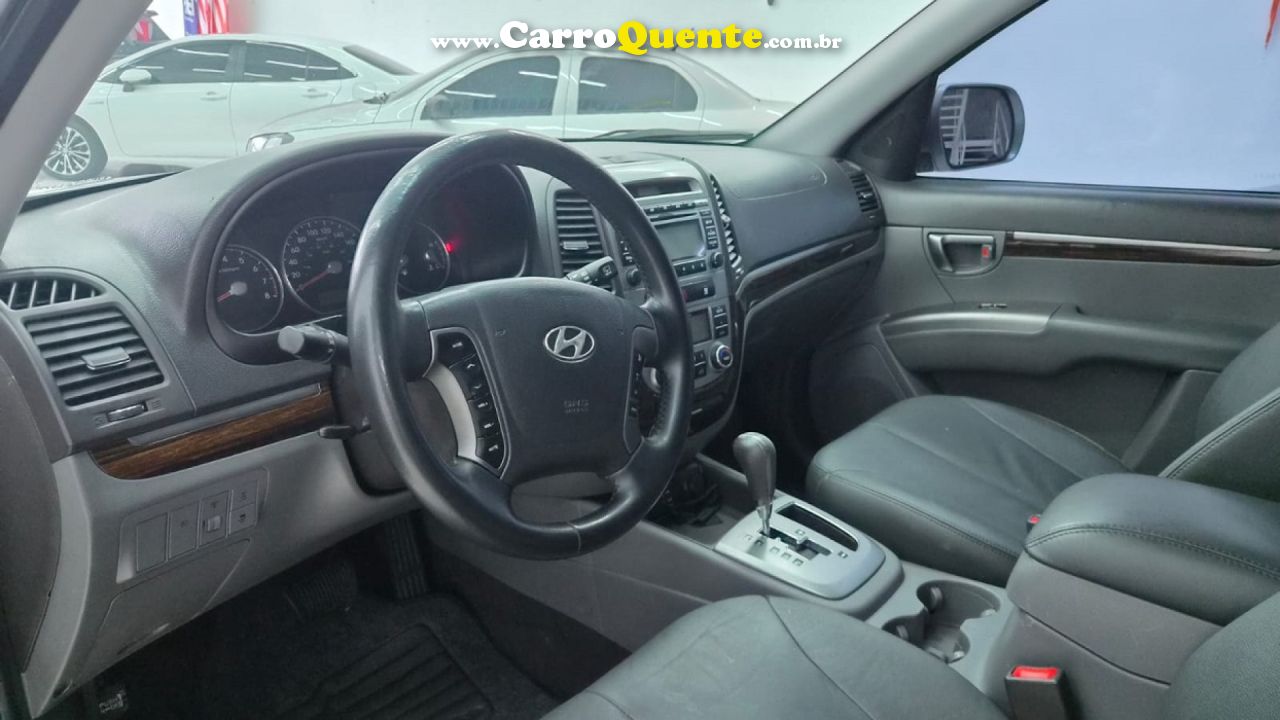 HYUNDAI   SANTA FE GLS 3.5 V6 4X4 TIPTRONIC   PRATA 2011 3.5 GASOLINA - Loja