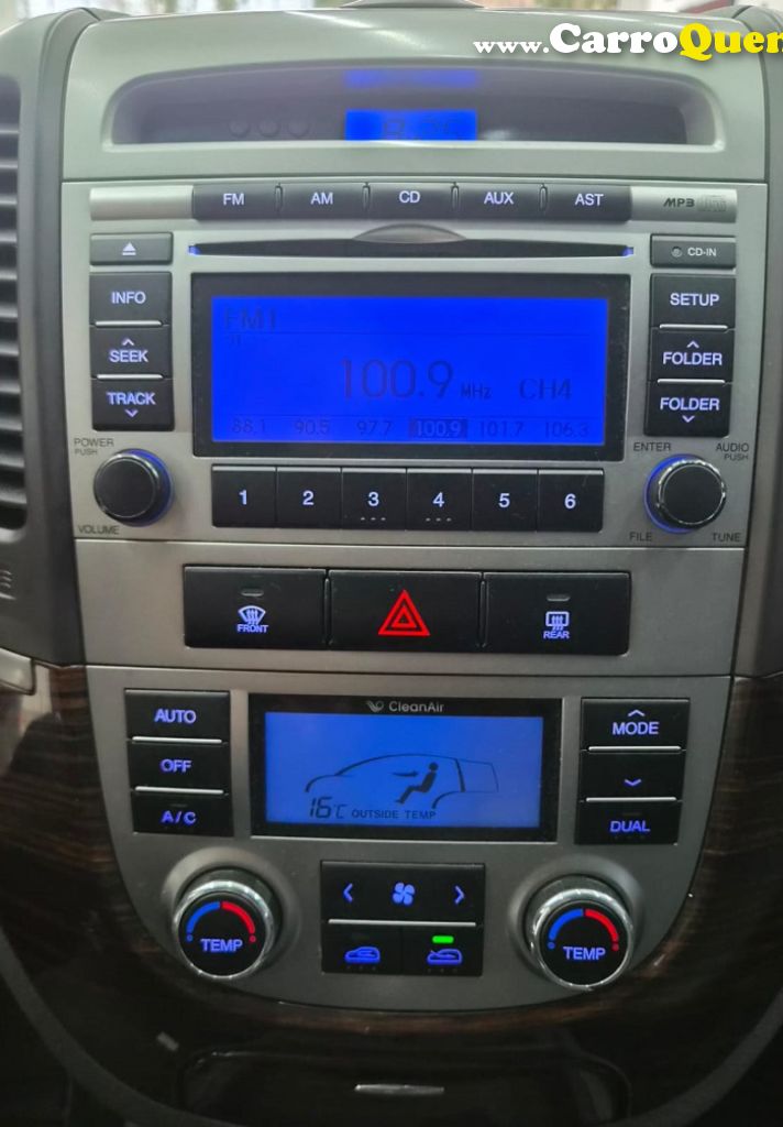 HYUNDAI   SANTA FE GLS 3.5 V6 4X4 TIPTRONIC   PRATA 2011 3.5 GASOLINA - Loja