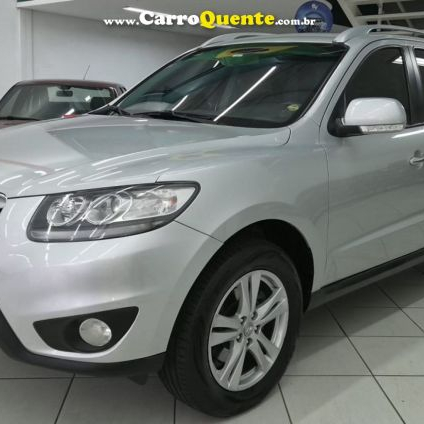 HYUNDAI   SANTA FE GLS 3.5 V6 4X4 TIPTRONIC   PRATA 2011 3.5 GASOLINA