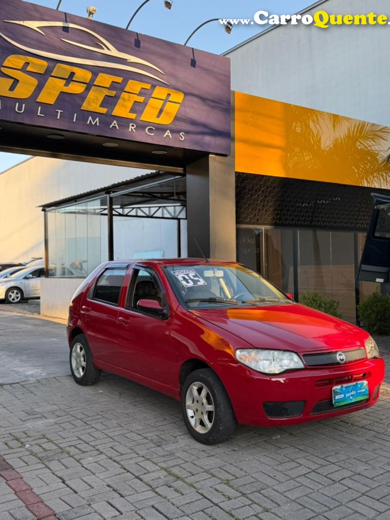FIAT   PALIO ELX 1.3 MPI FLEX 8V 4P   VERMELHO 2005 1.3 FLEX - Loja