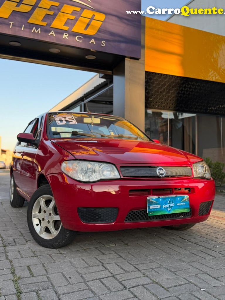 FIAT   PALIO ELX 1.3 MPI FLEX 8V 4P   VERMELHO 2005 1.3 FLEX - Loja