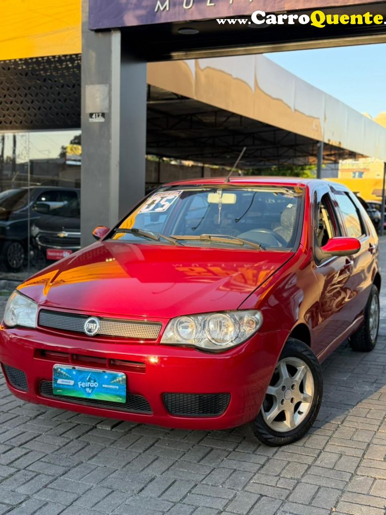 FIAT   PALIO ELX 1.3 MPI FLEX 8V 4P   VERMELHO 2005 1.3 FLEX - Loja