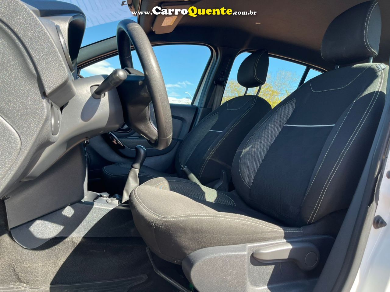 RENAULT   SANDERO S EDITION FLEX 1.0 12V 5P MEC.   BRANCO 2023 1.0 FLEX - Loja
