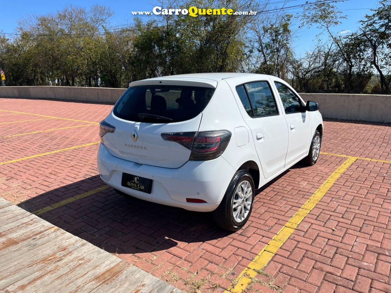 RENAULT   SANDERO S EDITION FLEX 1.0 12V 5P MEC.   BRANCO 2023 1.0 FLEX - Loja
