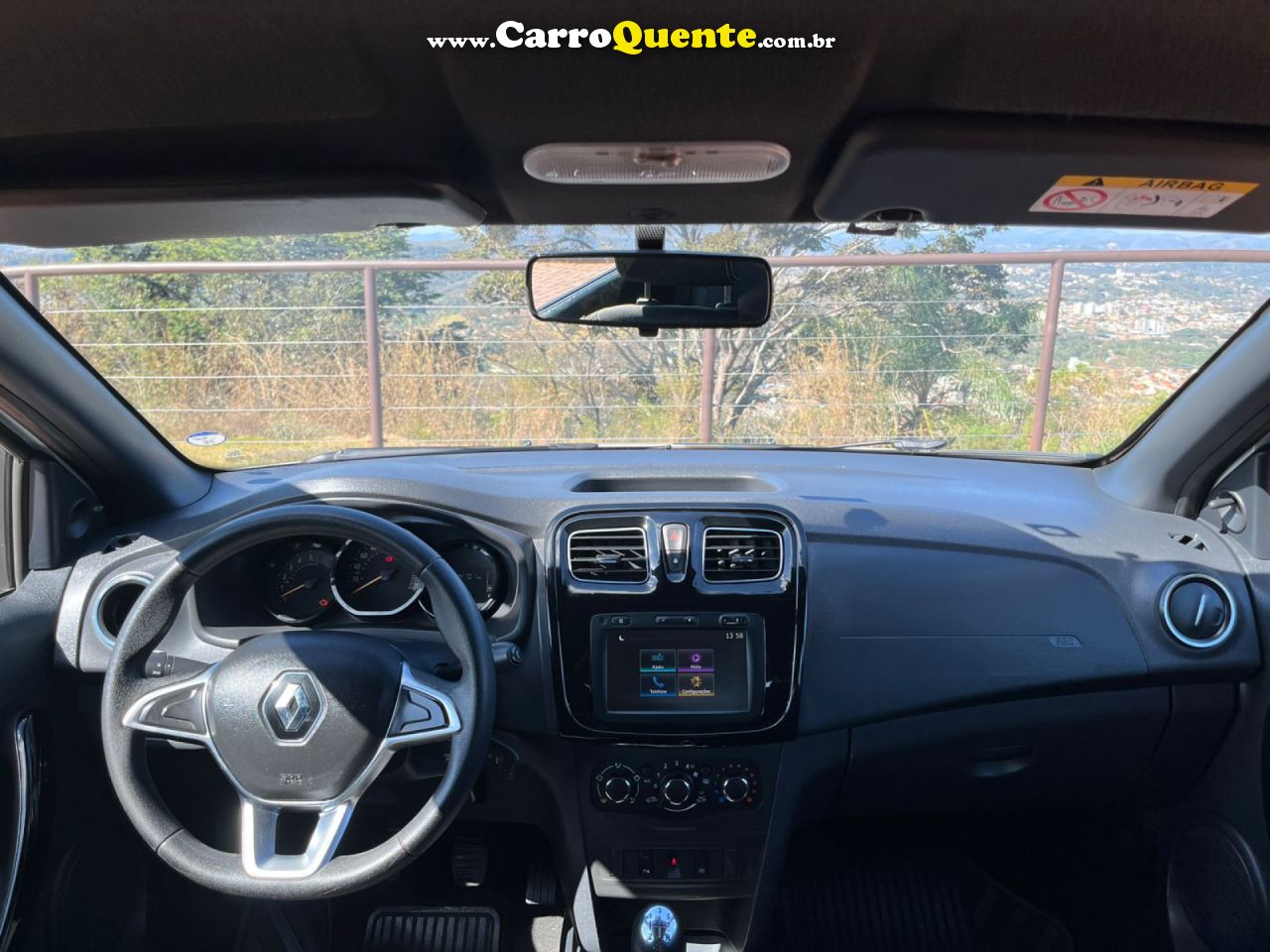 RENAULT   SANDERO S EDITION FLEX 1.0 12V 5P MEC.   BRANCO 2023 1.0 FLEX - Loja