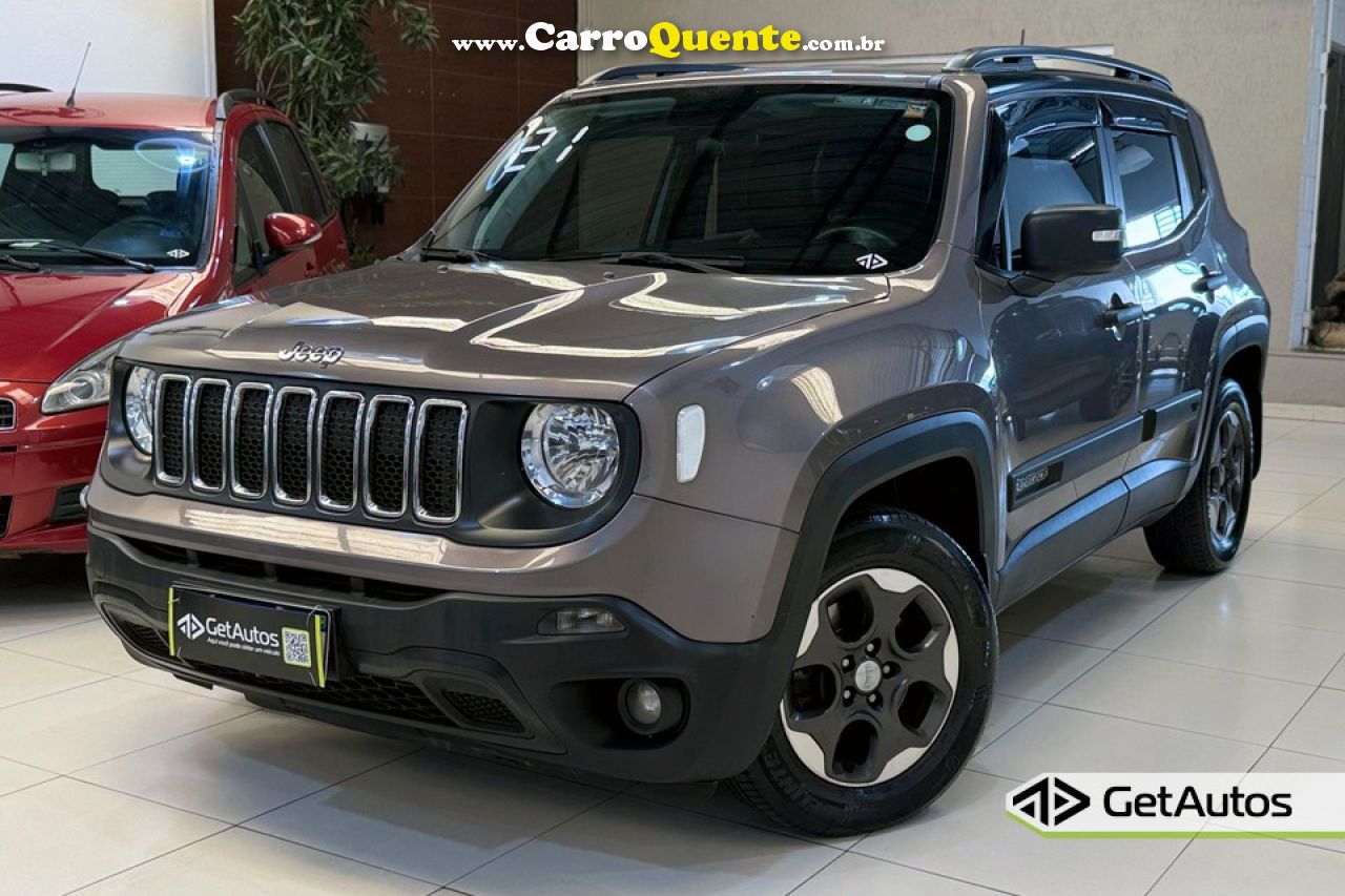 JEEP   RENEGADE1.8 4X2 FLEX 16V AUT.   CINZA 2021 1.8 FLEX - Loja