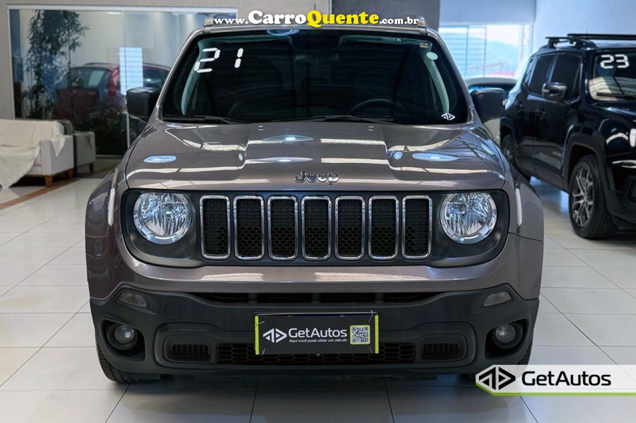 JEEP   RENEGADE1.8 4X2 FLEX 16V AUT.   CINZA 2021 1.8 FLEX - Loja