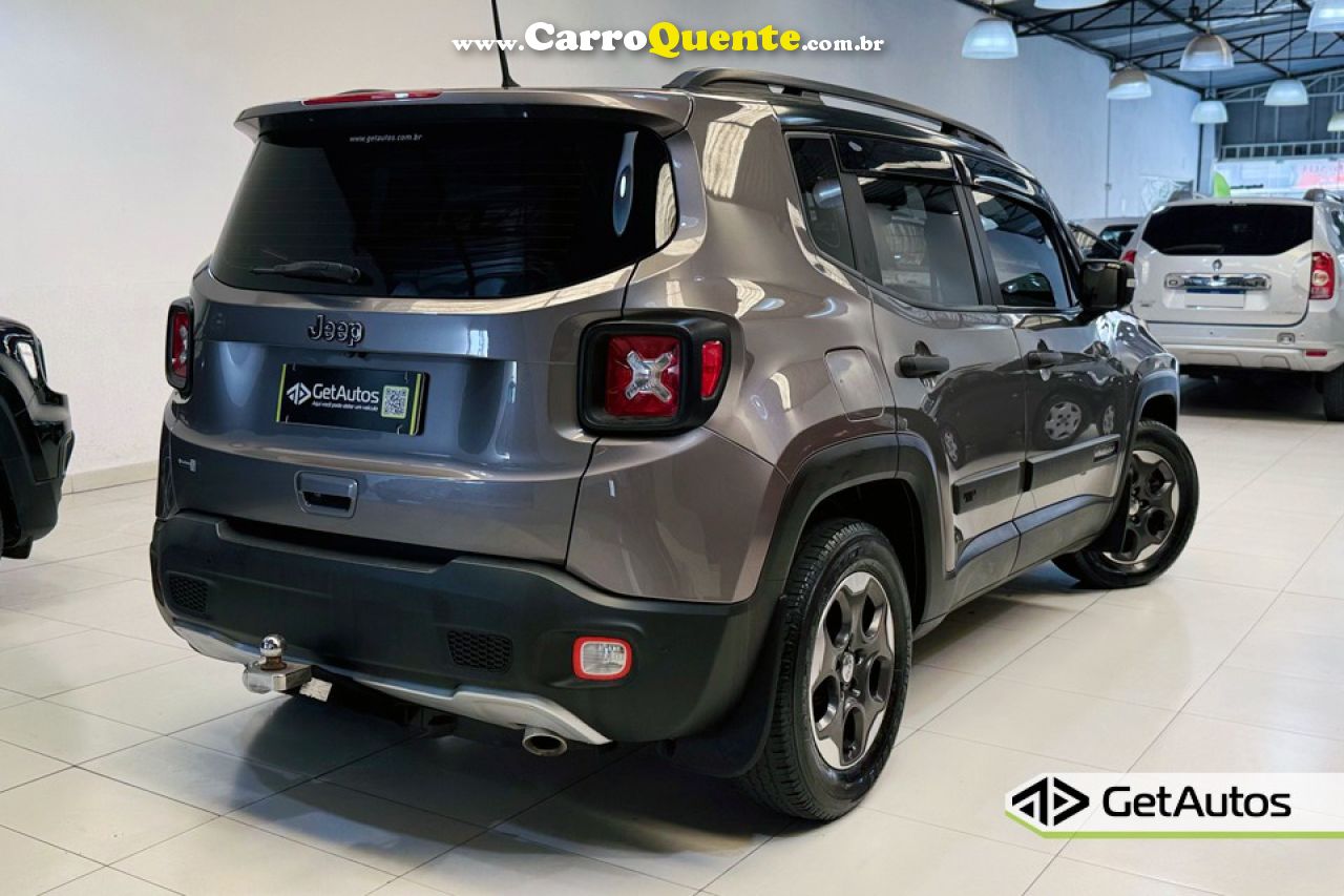 JEEP   RENEGADE1.8 4X2 FLEX 16V AUT.   CINZA 2021 1.8 FLEX - Loja