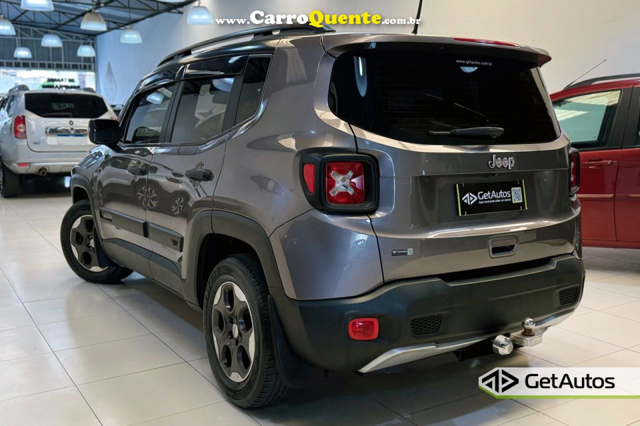 JEEP   RENEGADE1.8 4X2 FLEX 16V AUT.   CINZA 2021 1.8 FLEX - Loja