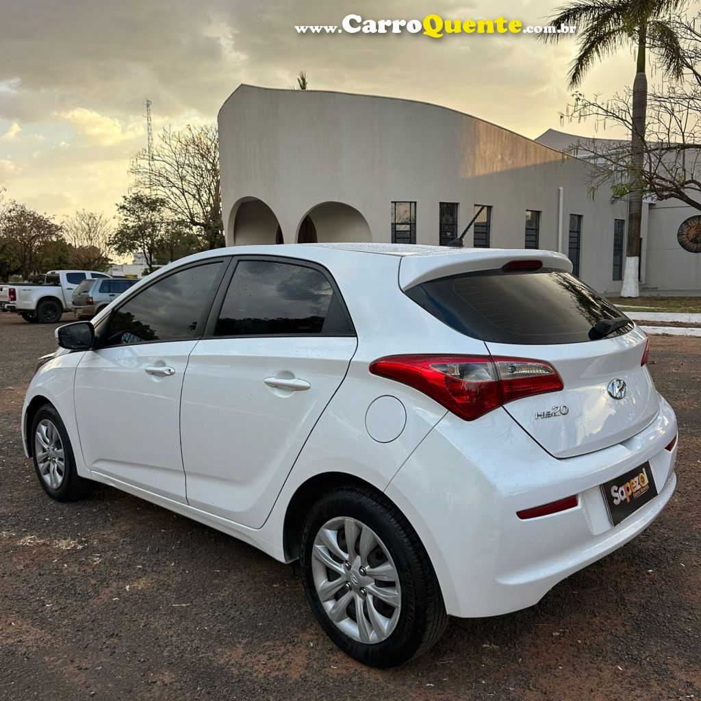 HYUNDAI   HB20 COMF.C.PLUSC.STYLE 1.0 FLEX 12V   BRANCO 2016 1.0 FLEX - Loja