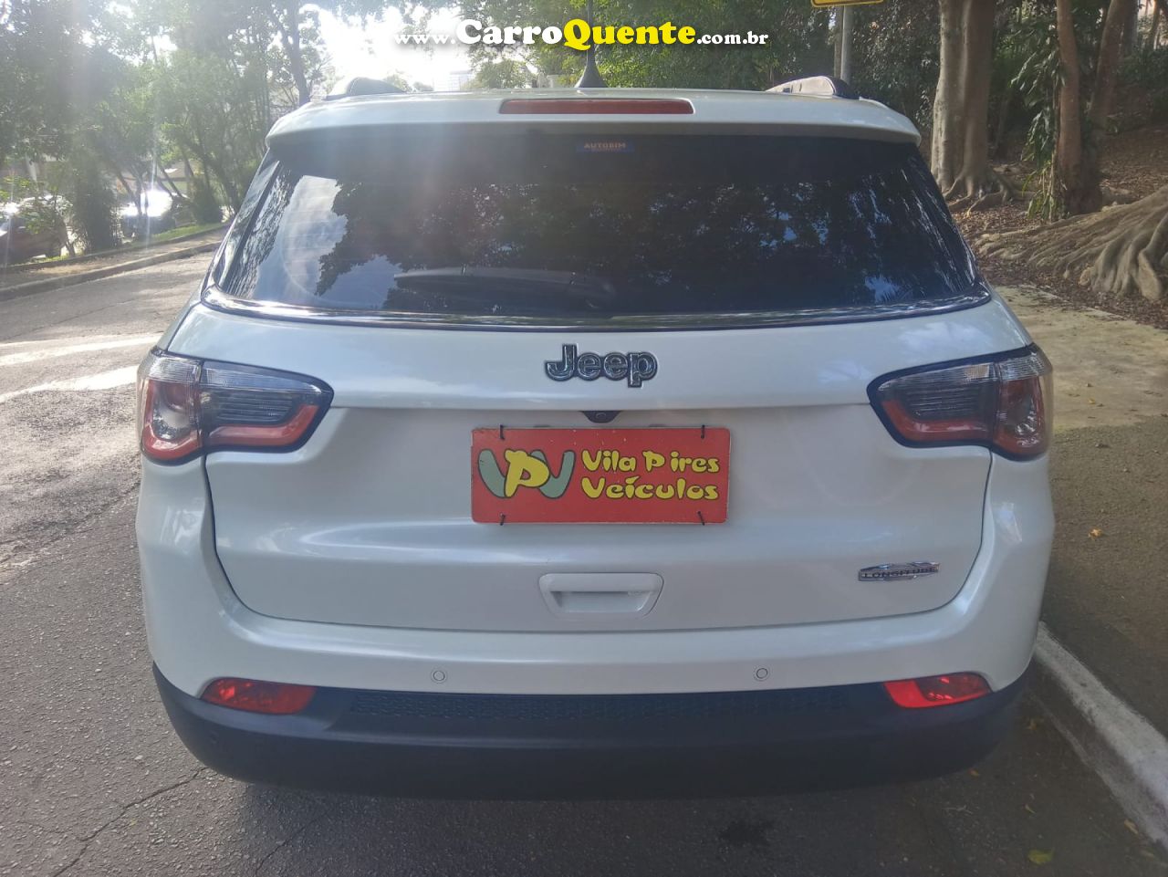 JEEP   COMPASS LONGITUDE 2.0 4X2 FLEX 16V AUT.   BRANCO 2020 2.0 FLEX - Loja