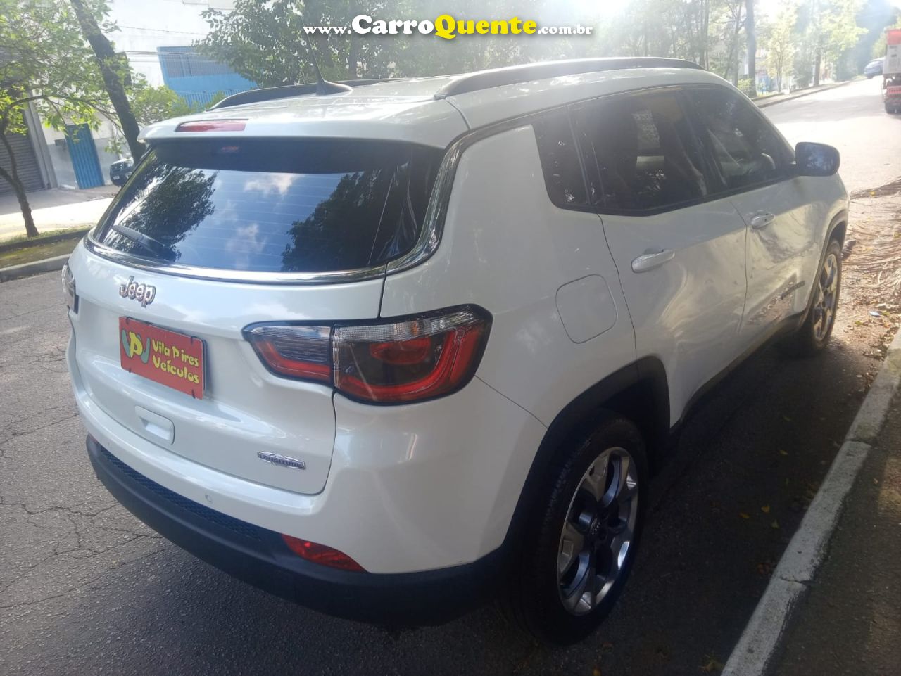 JEEP   COMPASS LONGITUDE 2.0 4X2 FLEX 16V AUT.   BRANCO 2020 2.0 FLEX - Loja