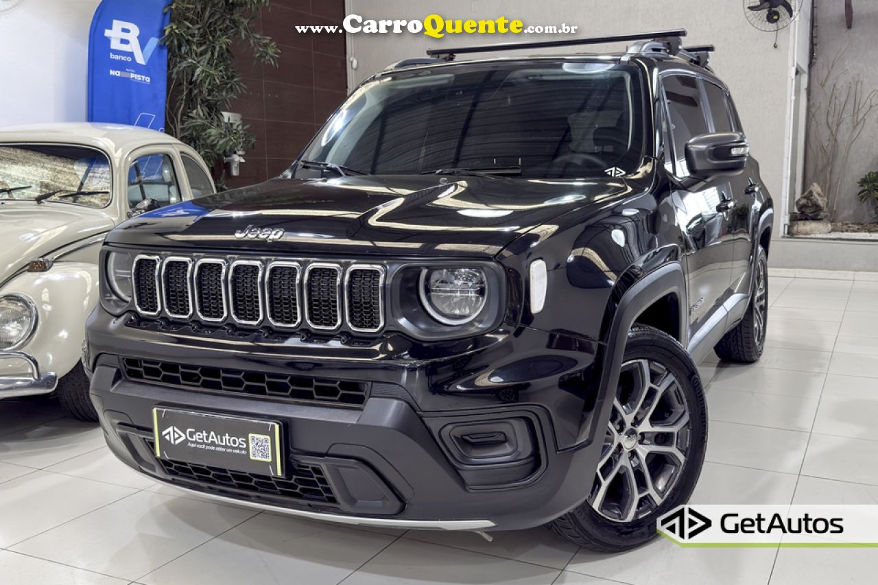 JEEP   RENEGADE LONG. T270 1.3 TB 4X2 FLEX AUT.   PRETO 2023 1.3 FLEX - Loja