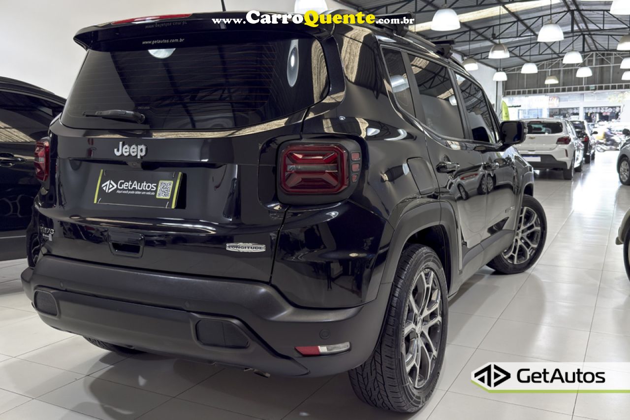 JEEP   RENEGADE LONG. T270 1.3 TB 4X2 FLEX AUT.   PRETO 2023 1.3 FLEX - Loja