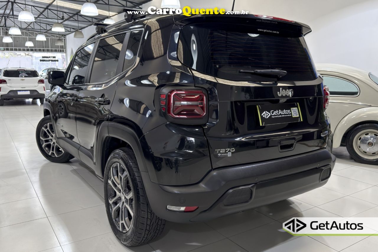 JEEP   RENEGADE LONG. T270 1.3 TB 4X2 FLEX AUT.   PRETO 2023 1.3 FLEX - Loja