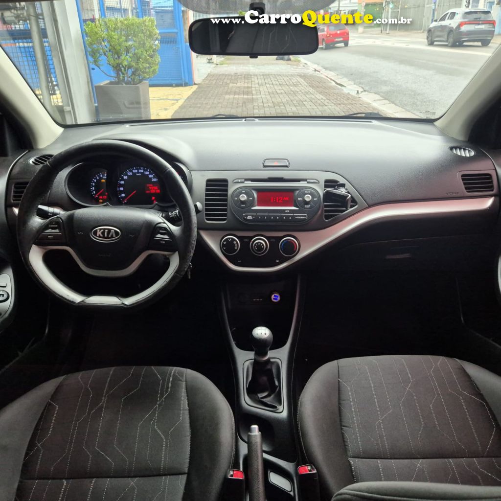 KIA   PICANTO EX 1.11.0 1.0 FLEX MEC.   BRANCO 2012 1.0 FLEX - Loja