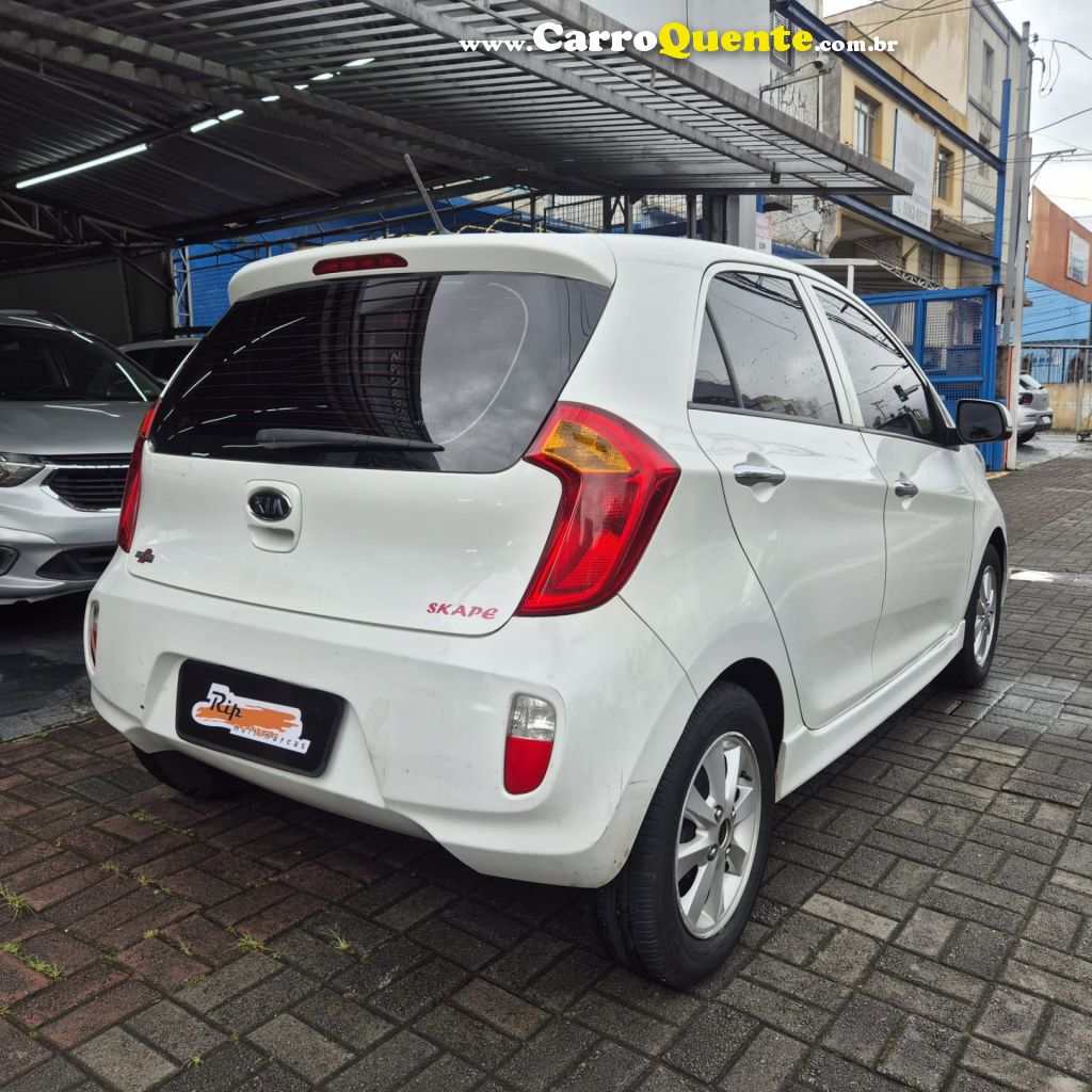 KIA   PICANTO EX 1.11.0 1.0 FLEX MEC.   BRANCO 2012 1.0 FLEX - Loja