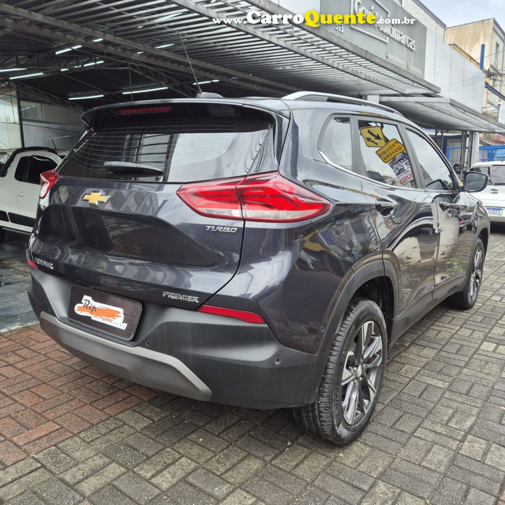 CHEVROLET   TRACKER PREMIER 1.2 TURBO 12V FLEX AUT.   CINZA 2024 1.2 FLEX - Loja