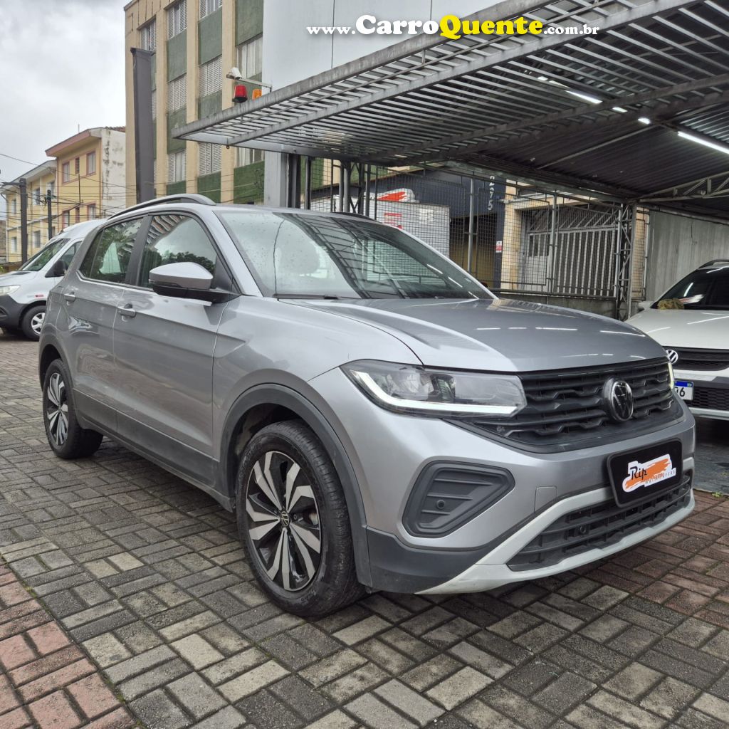 VOLKSWAGEN   T-CROSS 200 TSI 1.0  FLEX 12V 5P AUT.   PRATA 2025 1.0 FLEX - Loja