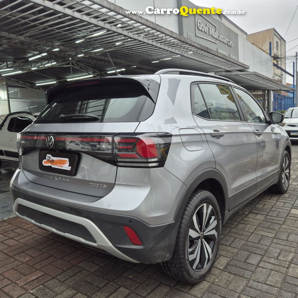 VOLKSWAGEN   T-CROSS 200 TSI 1.0  FLEX 12V 5P AUT.   PRATA 2025 1.0 FLEX - Loja