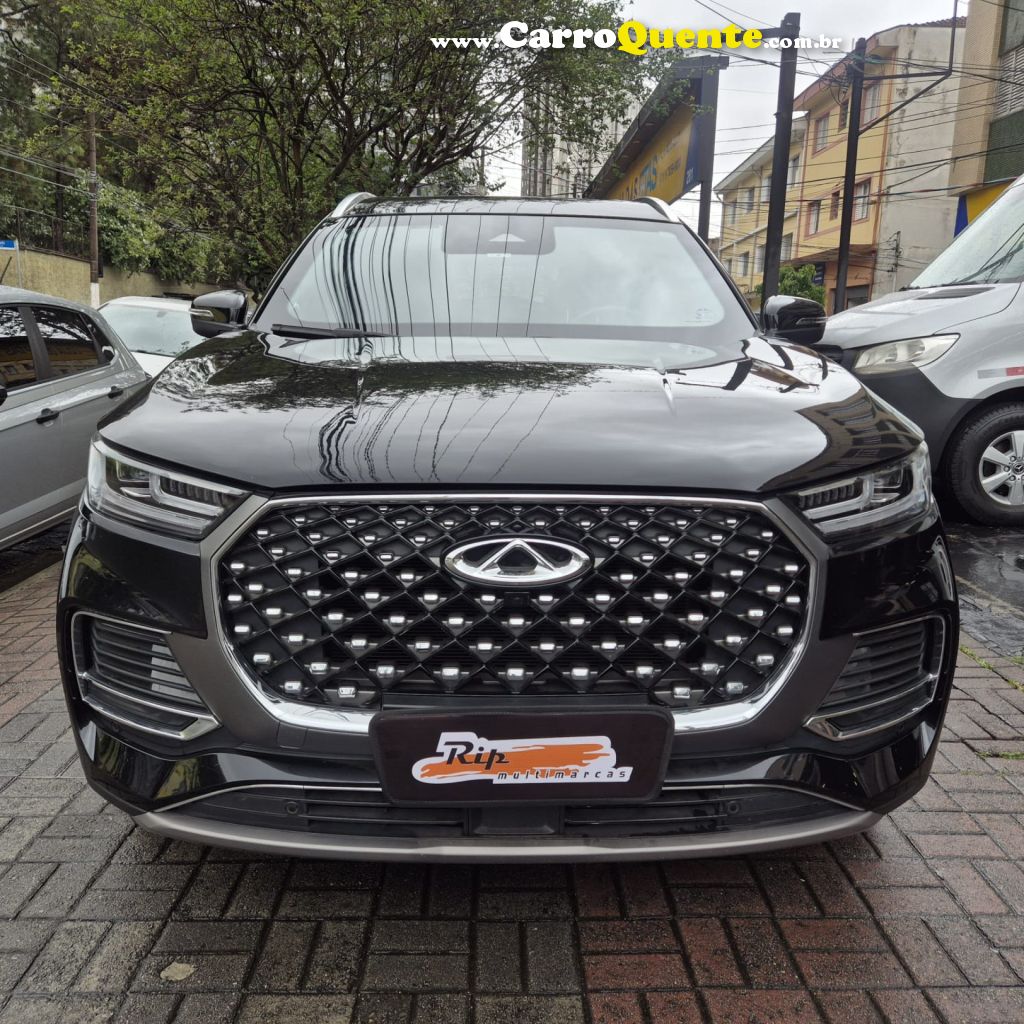 CHERY   TIGGO 8 PRO 1.5 TURBO (HÍBRIDO)    PRETO 2023 1.5 GASOLINA E ELÉTRICO - Loja