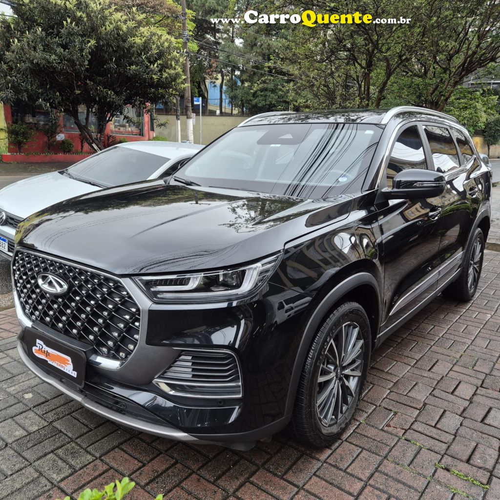 CHERY   TIGGO 8 PRO 1.5 TURBO (HÍBRIDO)    PRETO 2023 1.5 GASOLINA E ELÉTRICO - Loja