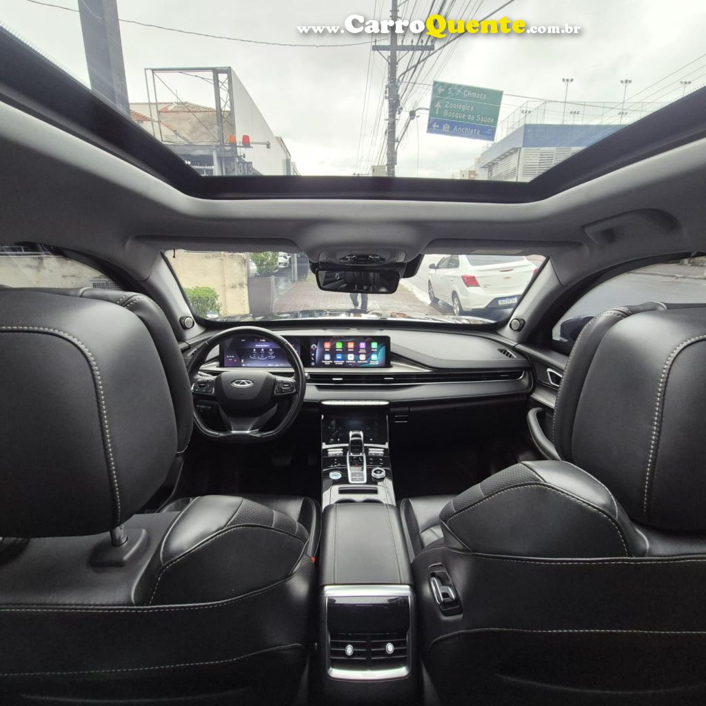 CHERY   TIGGO 8 PRO 1.5 TURBO (HÍBRIDO)    PRETO 2023 1.5 GASOLINA E ELÉTRICO - Loja