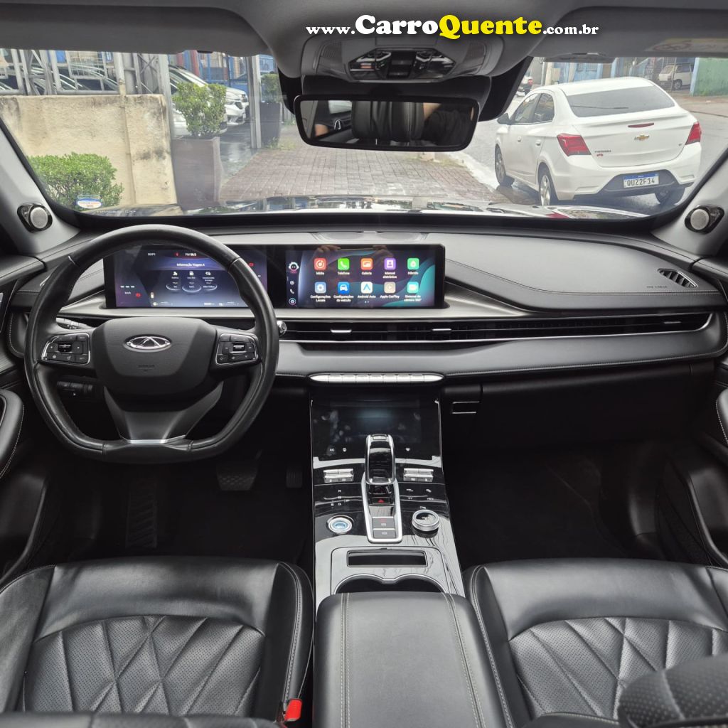 CHERY   TIGGO 8 PRO 1.5 TURBO (HÍBRIDO)    PRETO 2023 1.5 GASOLINA E ELÉTRICO - Loja