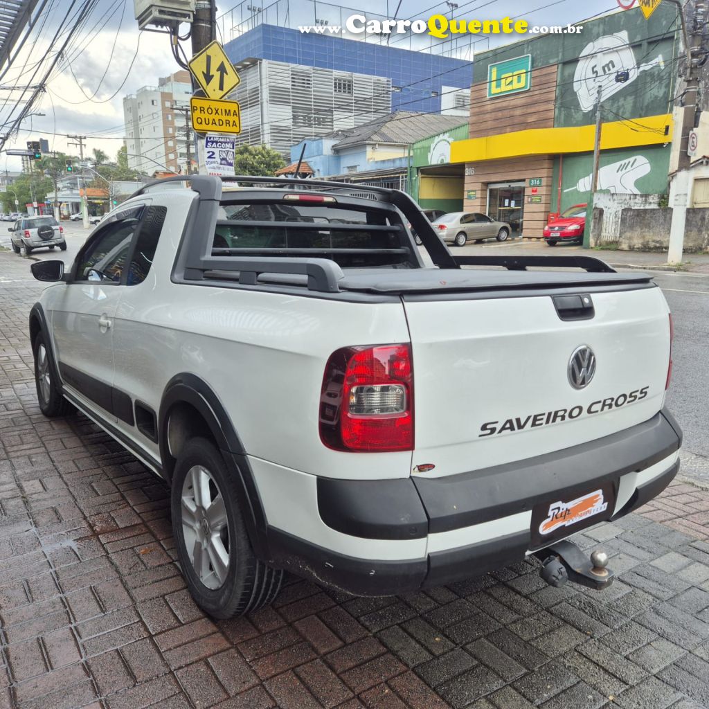 VOLKSWAGEN   SAVEIRO CROSS 1.6 MI TOTAL FLEX 8V CE   BRANCO 2012 1.6 FLEX - Loja