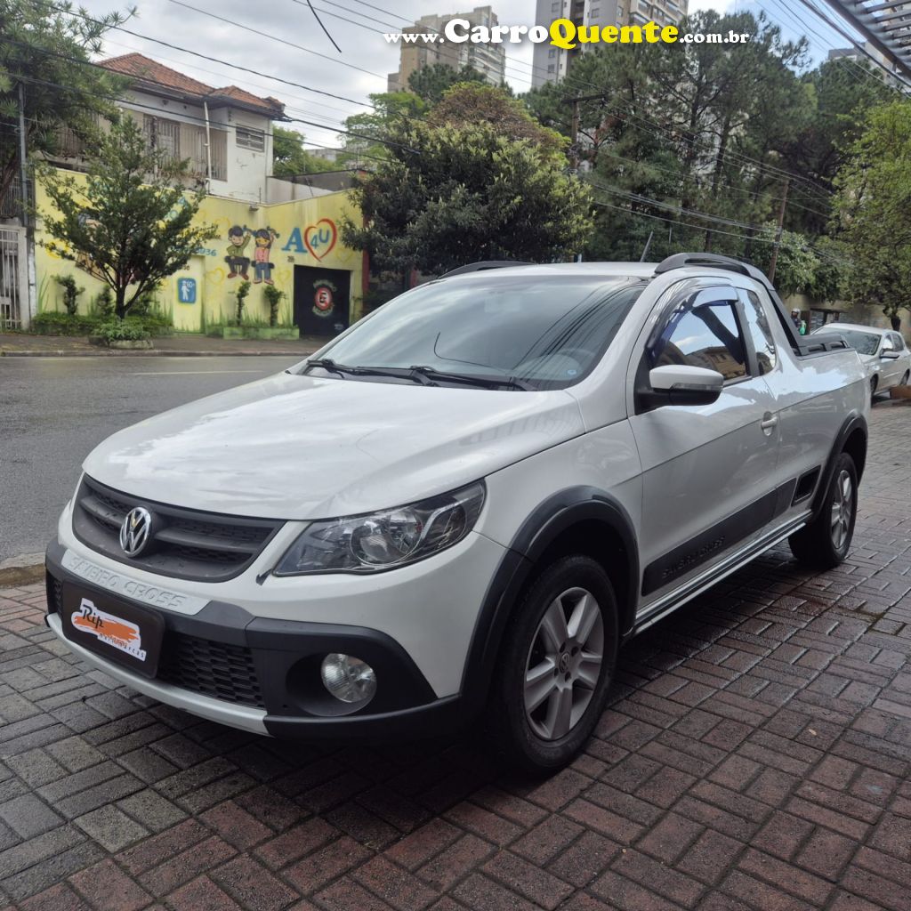 VOLKSWAGEN   SAVEIRO CROSS 1.6 MI TOTAL FLEX 8V CE   BRANCO 2012 1.6 FLEX - Loja