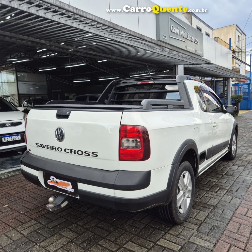 VOLKSWAGEN   SAVEIRO CROSS 1.6 MI TOTAL FLEX 8V CE   BRANCO 2012 1.6 FLEX - Loja