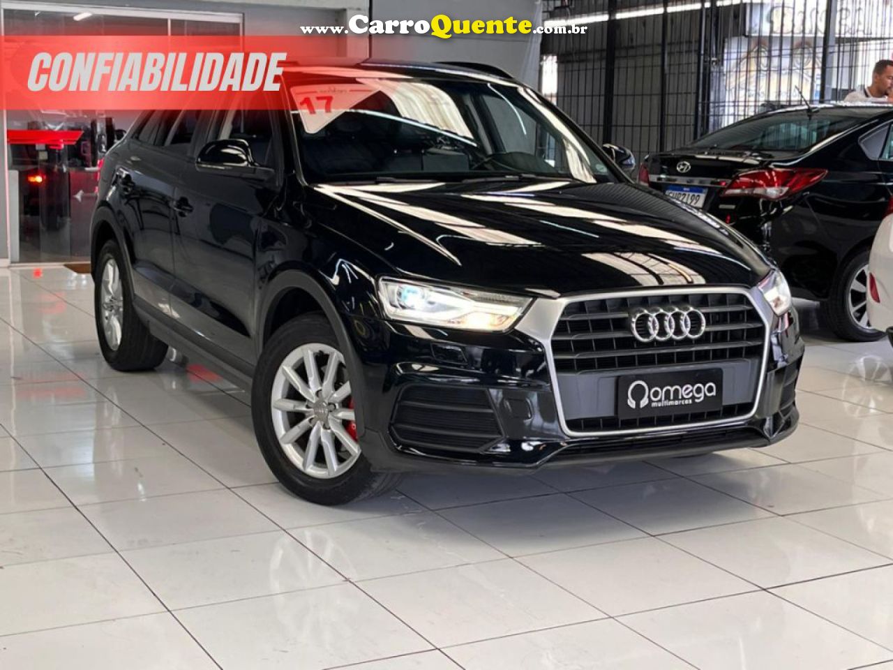AUDI   Q3 1.4 TFSITFSI FLEX S-TRONIC 5P   PRETO 2017 1.4 GASOLINA - Loja