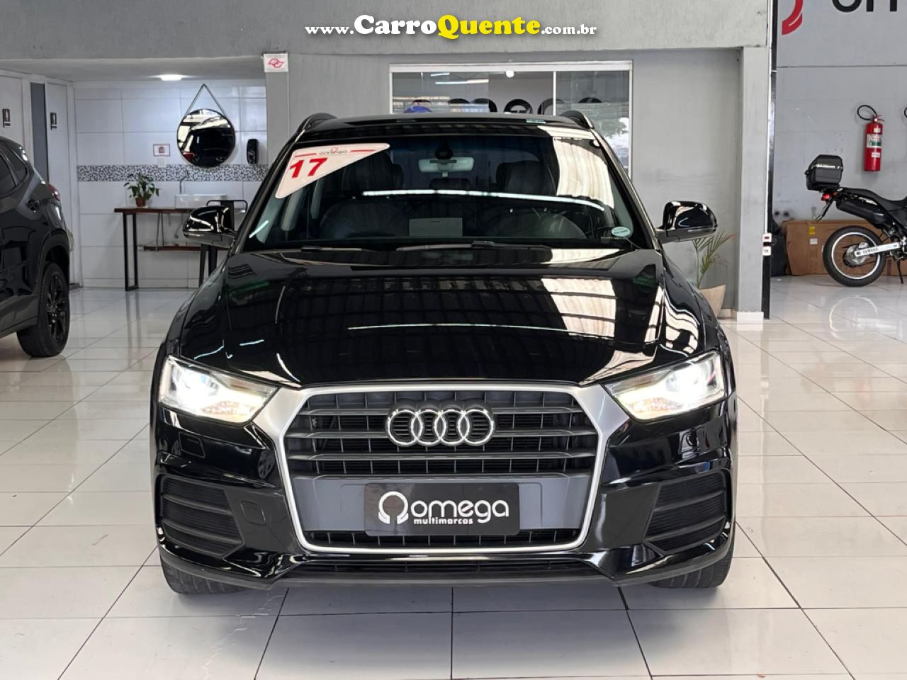 AUDI   Q3 1.4 TFSITFSI FLEX S-TRONIC 5P   PRETO 2017 1.4 GASOLINA - Loja