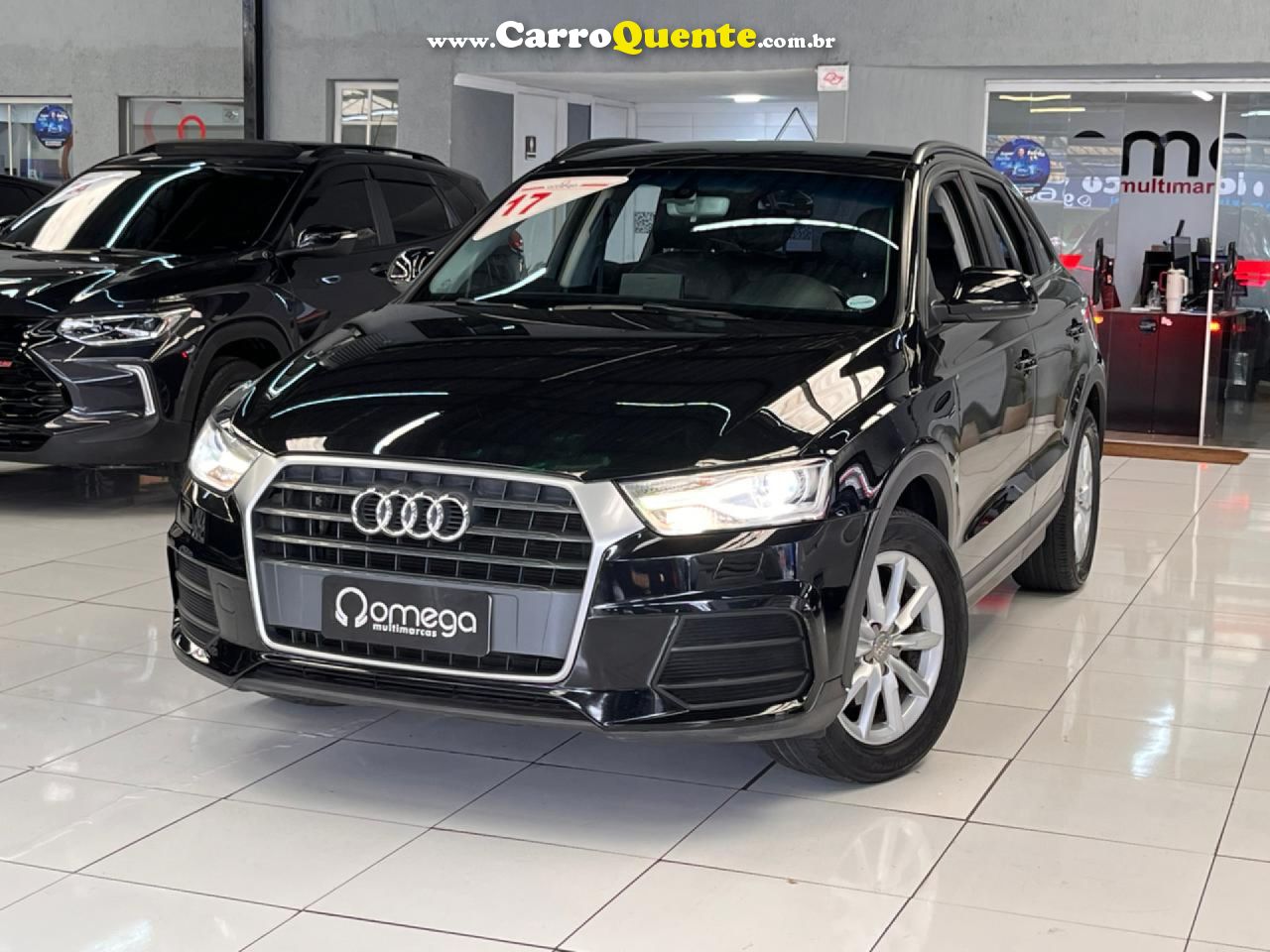 AUDI   Q3 1.4 TFSITFSI FLEX S-TRONIC 5P   PRETO 2017 1.4 GASOLINA - Loja