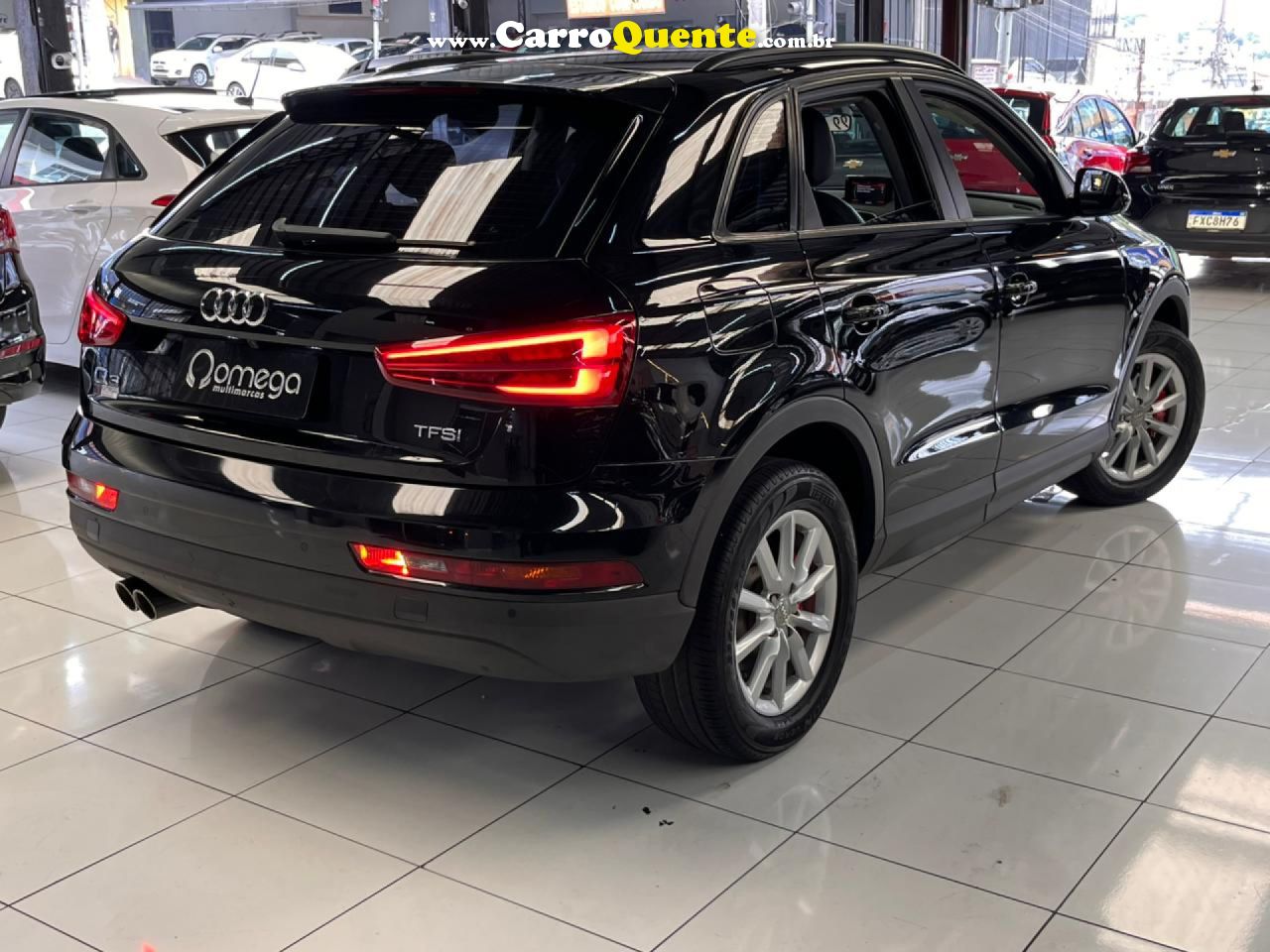 AUDI   Q3 1.4 TFSITFSI FLEX S-TRONIC 5P   PRETO 2017 1.4 GASOLINA - Loja