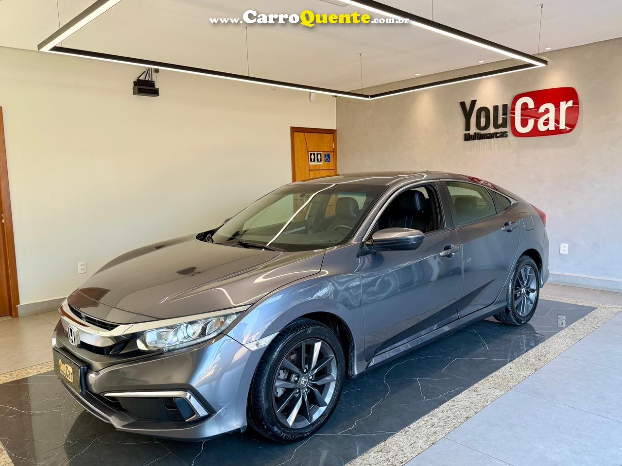 HONDA   CIVIC SEDAN LX 2.0 FLEX 16V AUT. 4P   CINZA 2021 2.0 FLEX - Loja