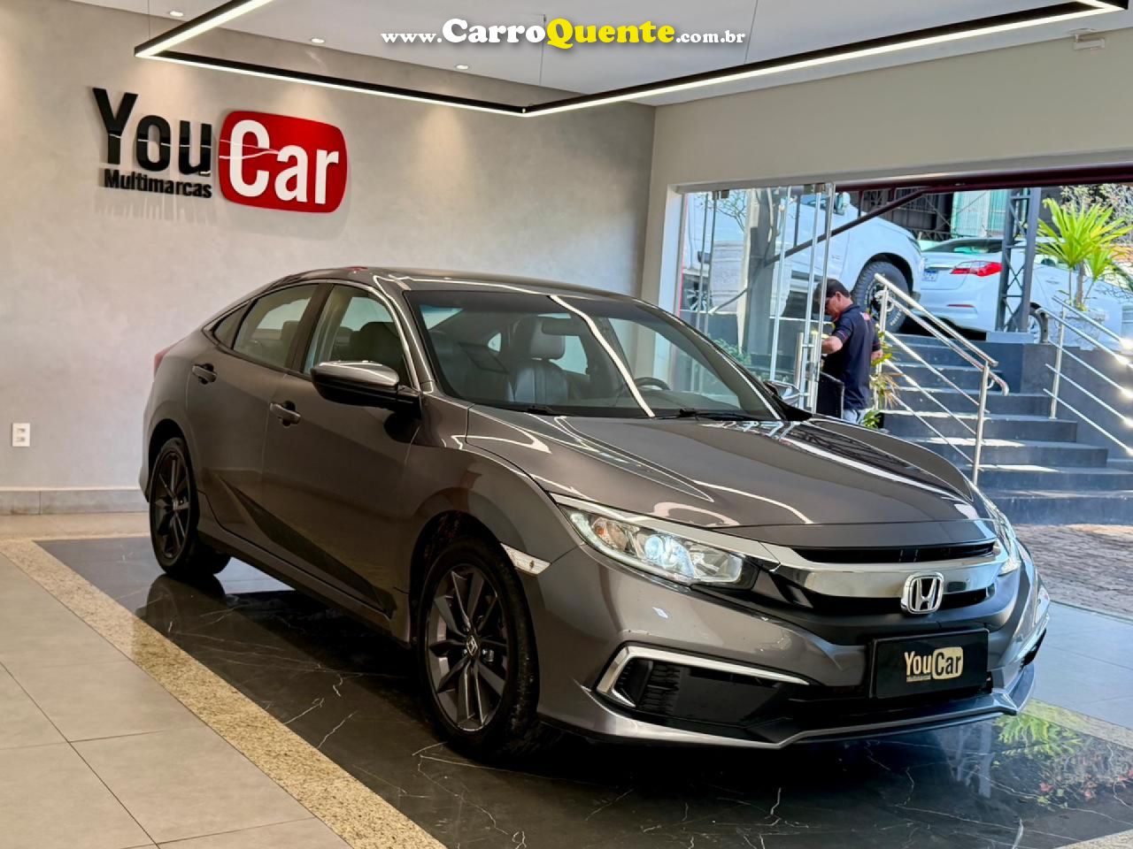 HONDA   CIVIC SEDAN LX 2.0 FLEX 16V AUT. 4P   CINZA 2021 2.0 FLEX - Loja