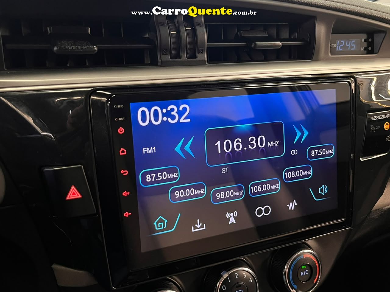 TOYOTA   COROLLA GLI 1.8 FLEX 16V MEC.   CINZA 2017 1.8 FLEX - Loja