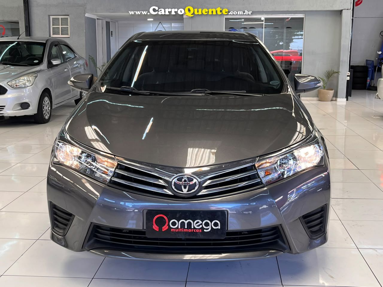 TOYOTA   COROLLA GLI 1.8 FLEX 16V MEC.   CINZA 2017 1.8 FLEX - Loja