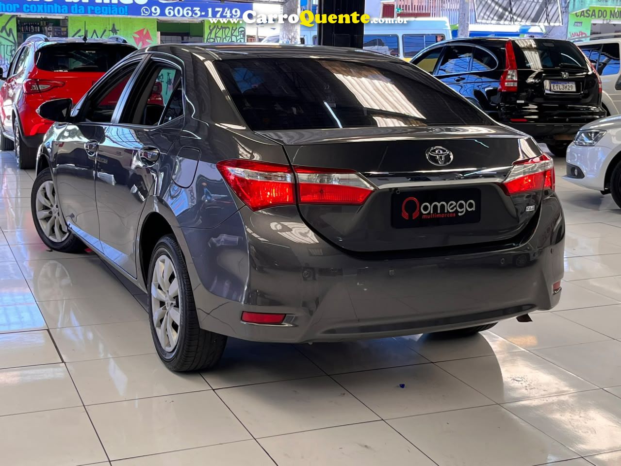 TOYOTA   COROLLA GLI 1.8 FLEX 16V MEC.   CINZA 2017 1.8 FLEX - Loja
