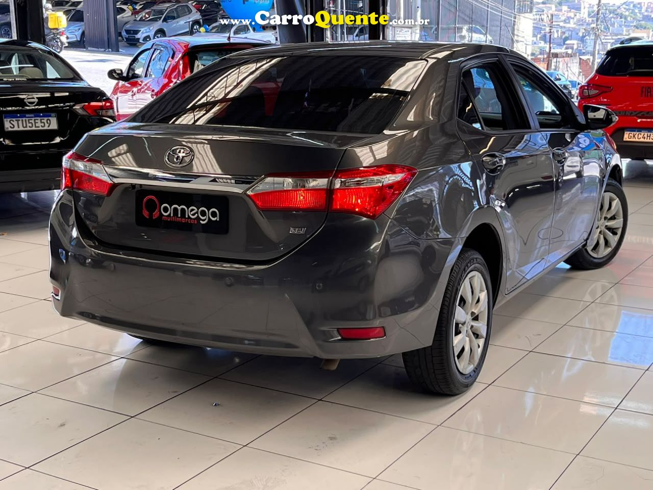 TOYOTA   COROLLA GLI 1.8 FLEX 16V MEC.   CINZA 2017 1.8 FLEX - Loja