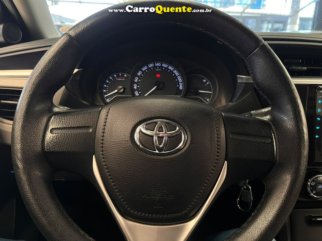TOYOTA   COROLLA GLI 1.8 FLEX 16V MEC.   CINZA 2017 1.8 FLEX - Loja