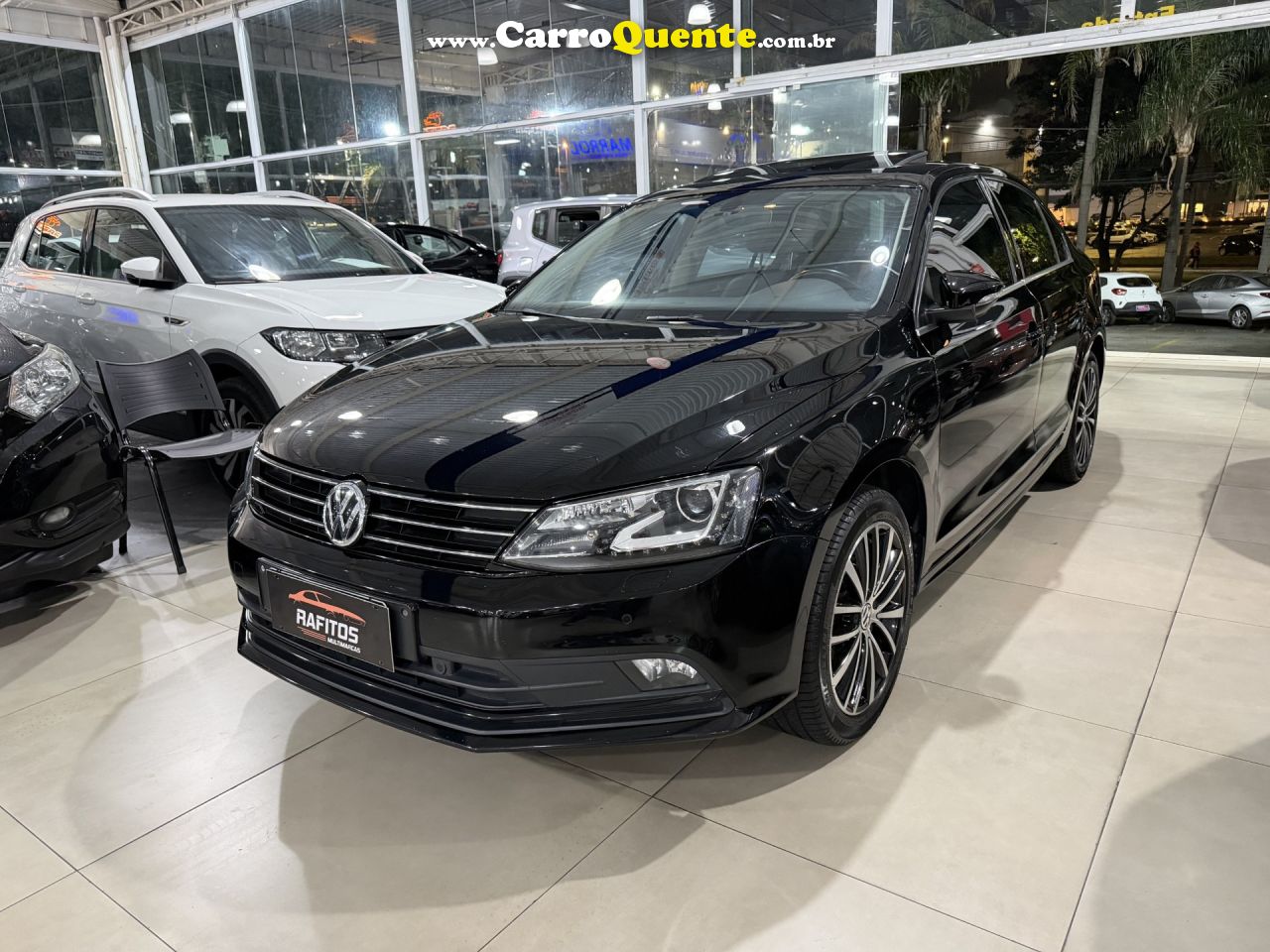 VOLKSWAGEN   JETTA HIGHLINE 2.0 TSI 16V 4P TIPTRONIC   PRETO 2017 2.0 GASOLINA - Loja