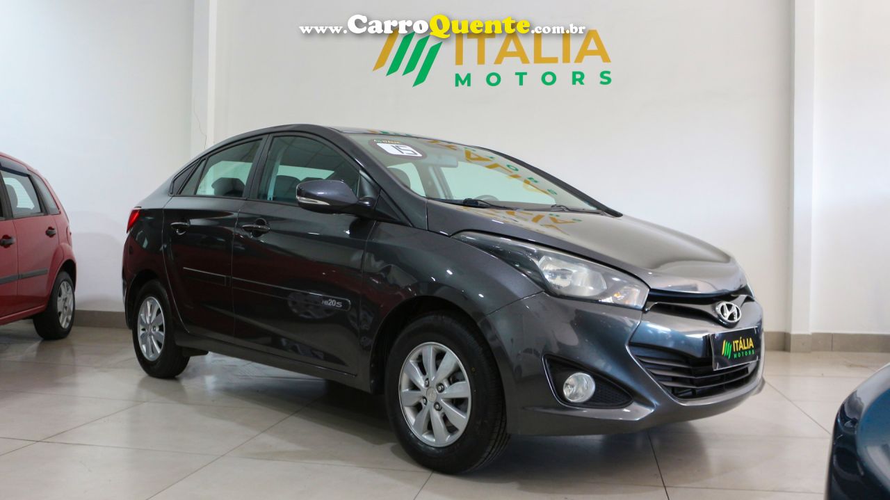 HYUNDAI   HB20S C.STYLEC.PLUS1.6 FLEX 16V AUT. 4P   CINZA 2015 1.6 FLEX - Loja